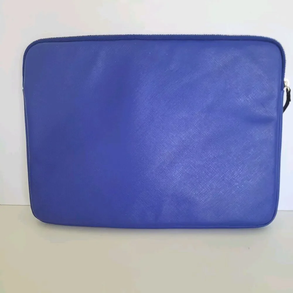Kate Spade Slim Universal Blue Laptop Bag Sleeve Pouch‎ Zip 13Inch Padded